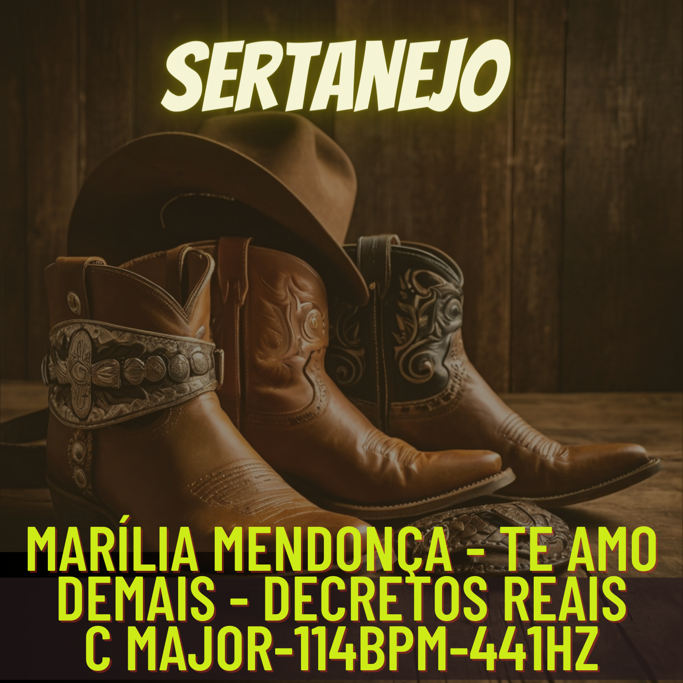 Marília Mendonça - Te Amo Demais - Decretos Reais-C major-114bpm-441hz