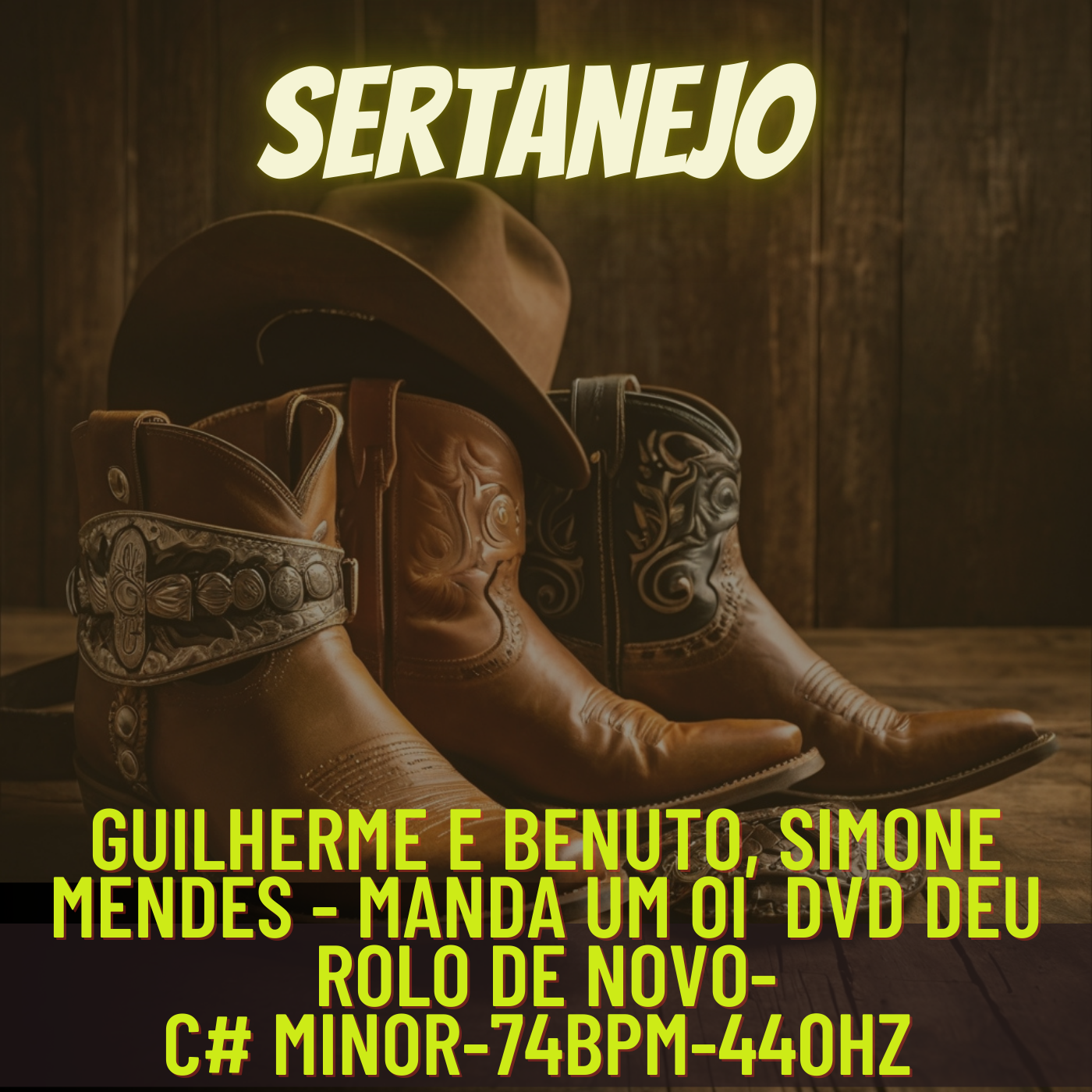 Guilherme e Benuto, Simone Mendes - Manda um Oi DVD Deu Rolo de Novo-C# minor-74bpm-440hz