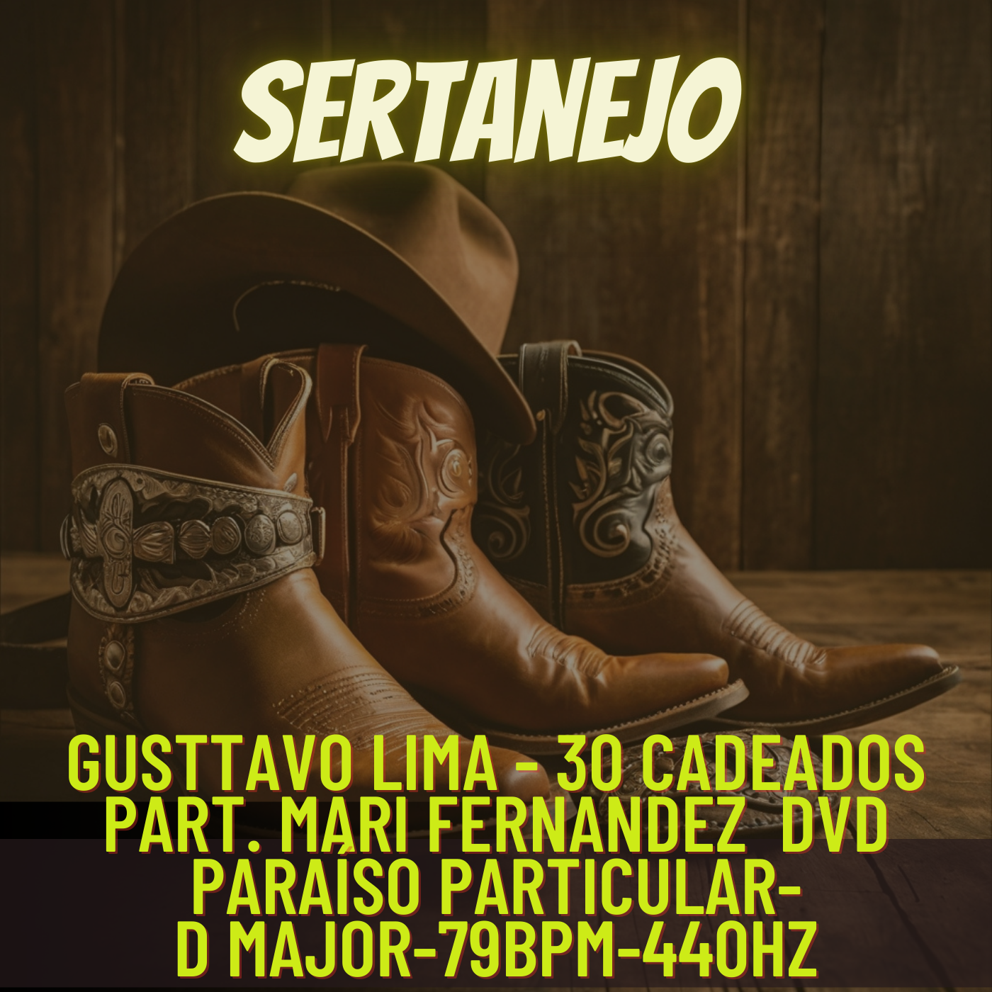 Gusttavo Lima - 30 Cadeados Part. Mari Fernandez DVD Paraíso Particular-D major-79bpm-440hz