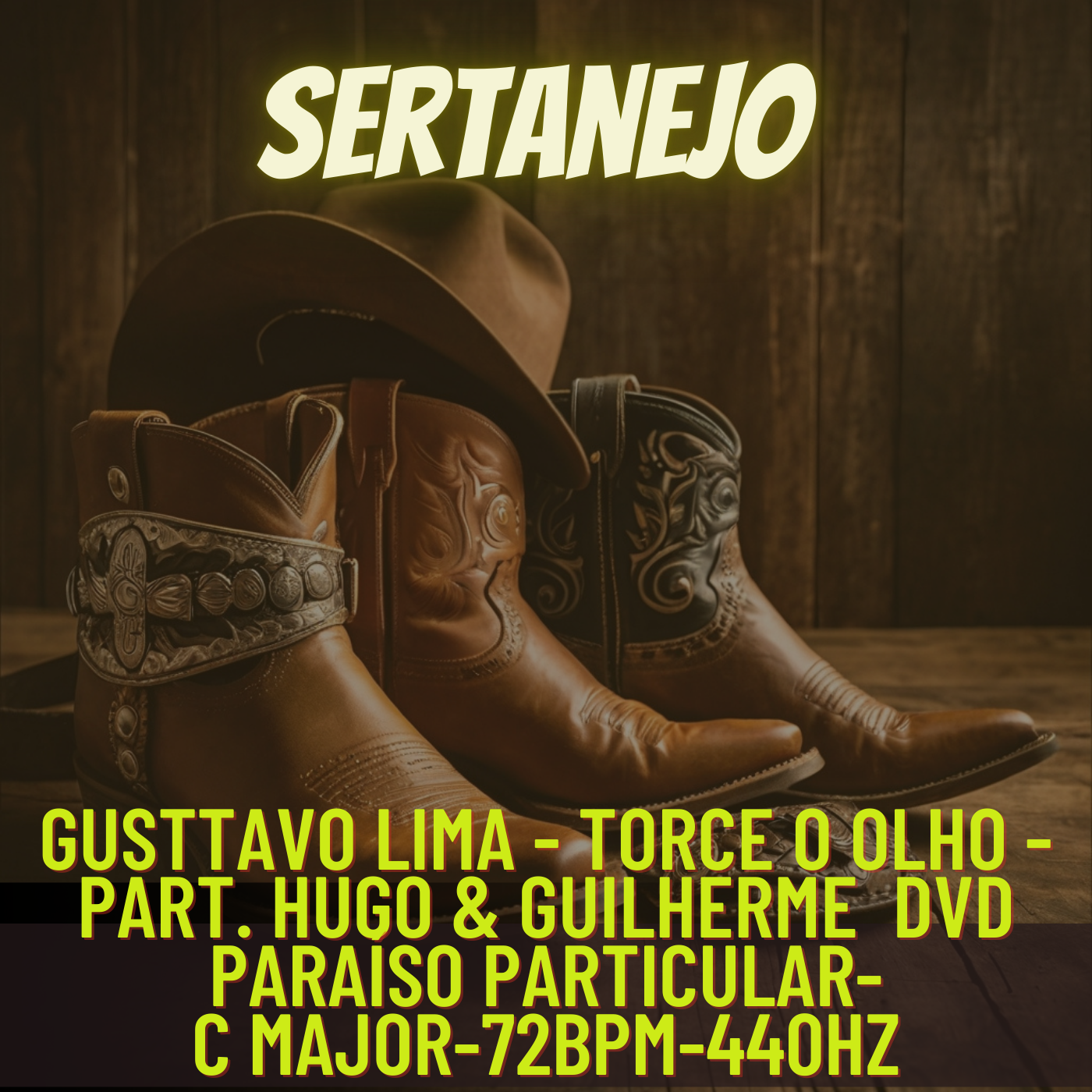 Gusttavo Lima - Torce o Olho - Part. Hugo & Guilherme DVD Paraíso Particular-C major-72bpm-440hz
