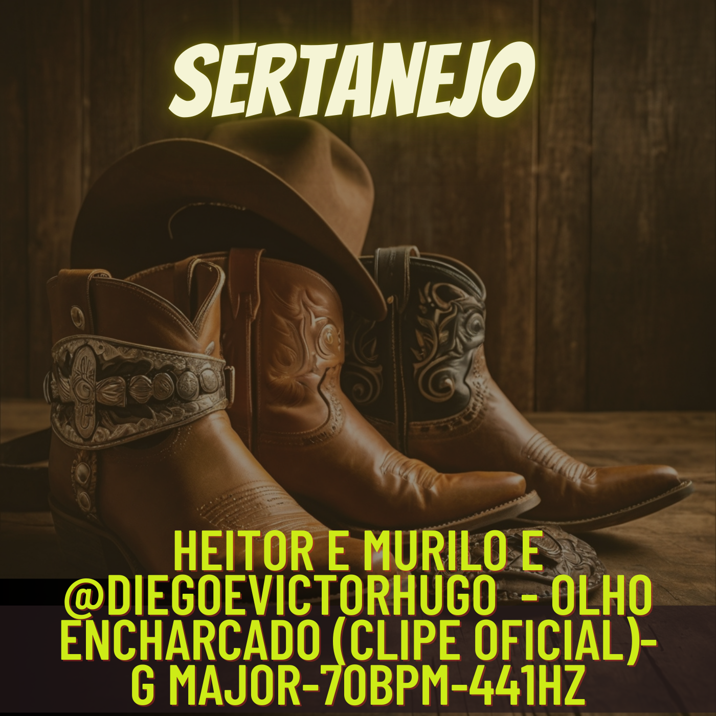 Heitor e Murilo e @diegoevictorhugo - Olho Encharcado (Clipe Oficial)-G major-70bpm-441hz