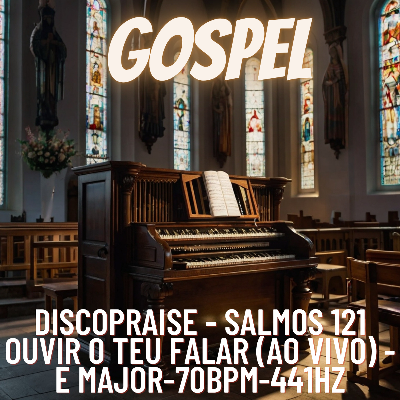 Discopraise - Salmos 121 Ouvir o Teu Falar (Ao Vivo)-E major-70bpm-441hz