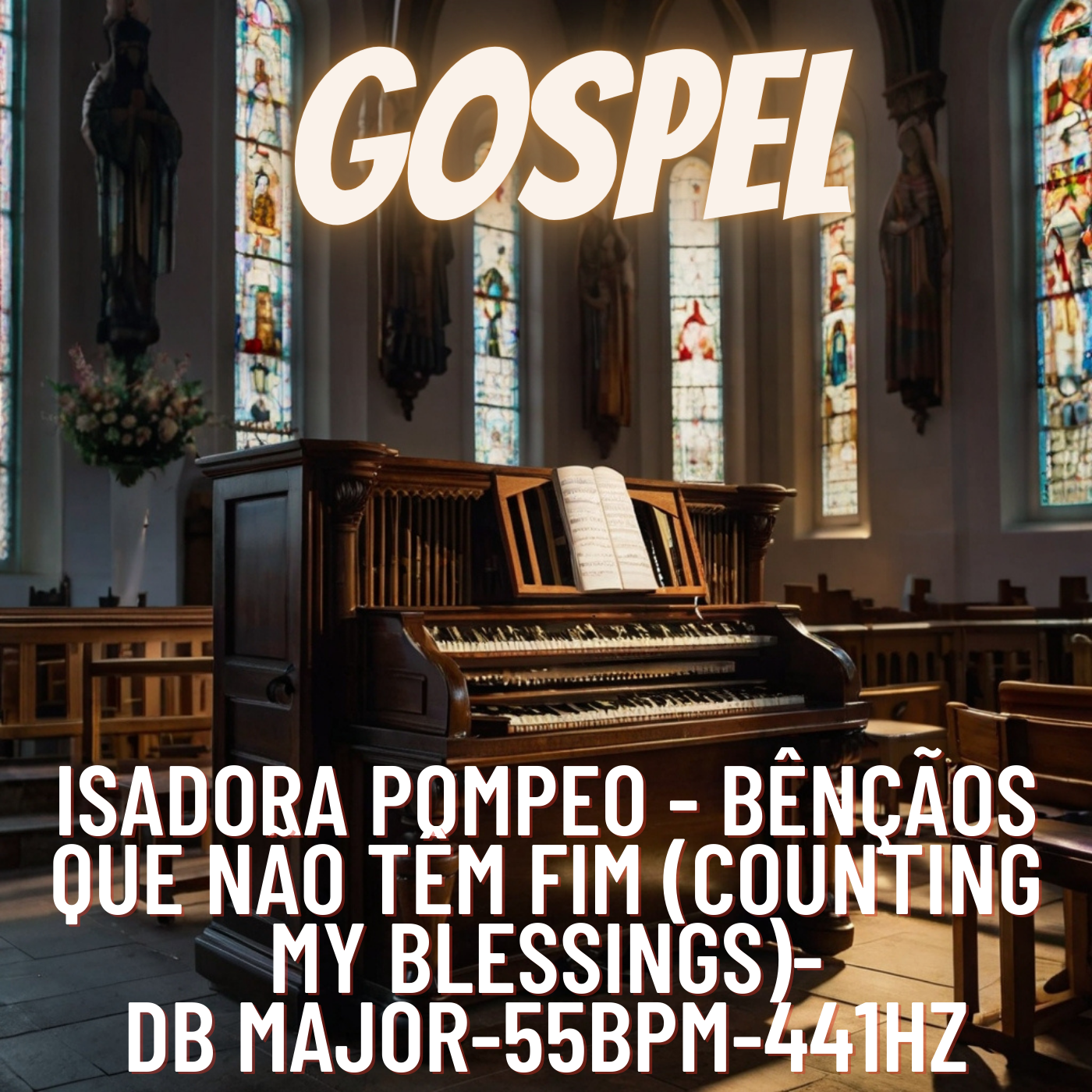 Isadora Pompeo - Bênçãos Que Não Têm Fim (Counting My Blessings)-Db major-55bpm-441hz