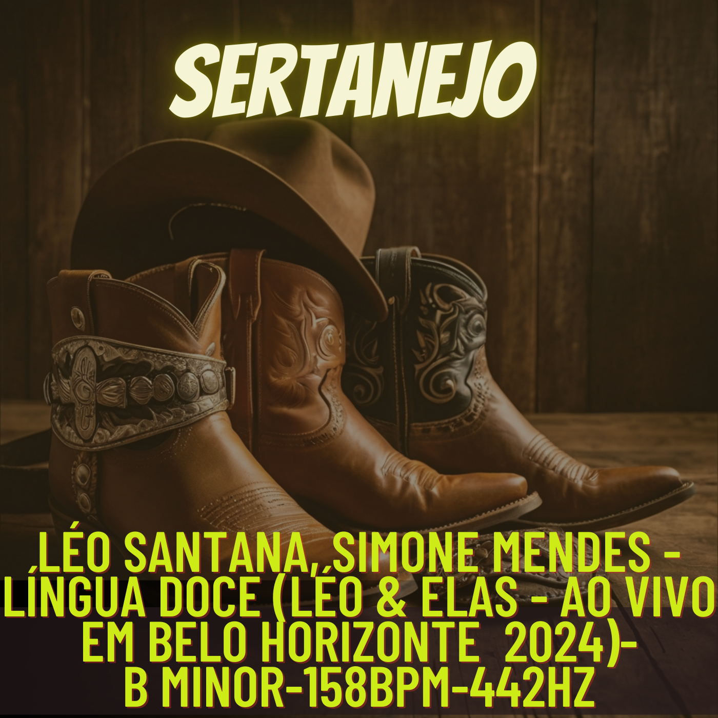 Léo Santana, Simone Mendes - Língua Doce (Léo & Elas - Ao Vivo em Belo Horizonte 2024)-B minor-158bpm-442hz