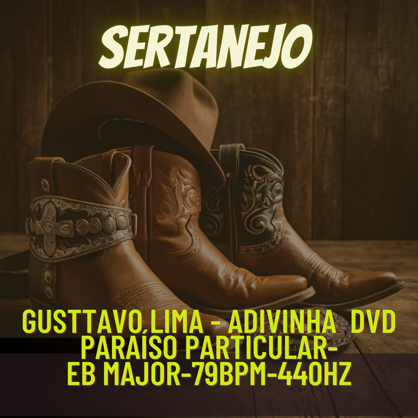 Gusttavo Lima - Adivinha  DVD Paraíso Particular-Eb major-79bpm-440hz