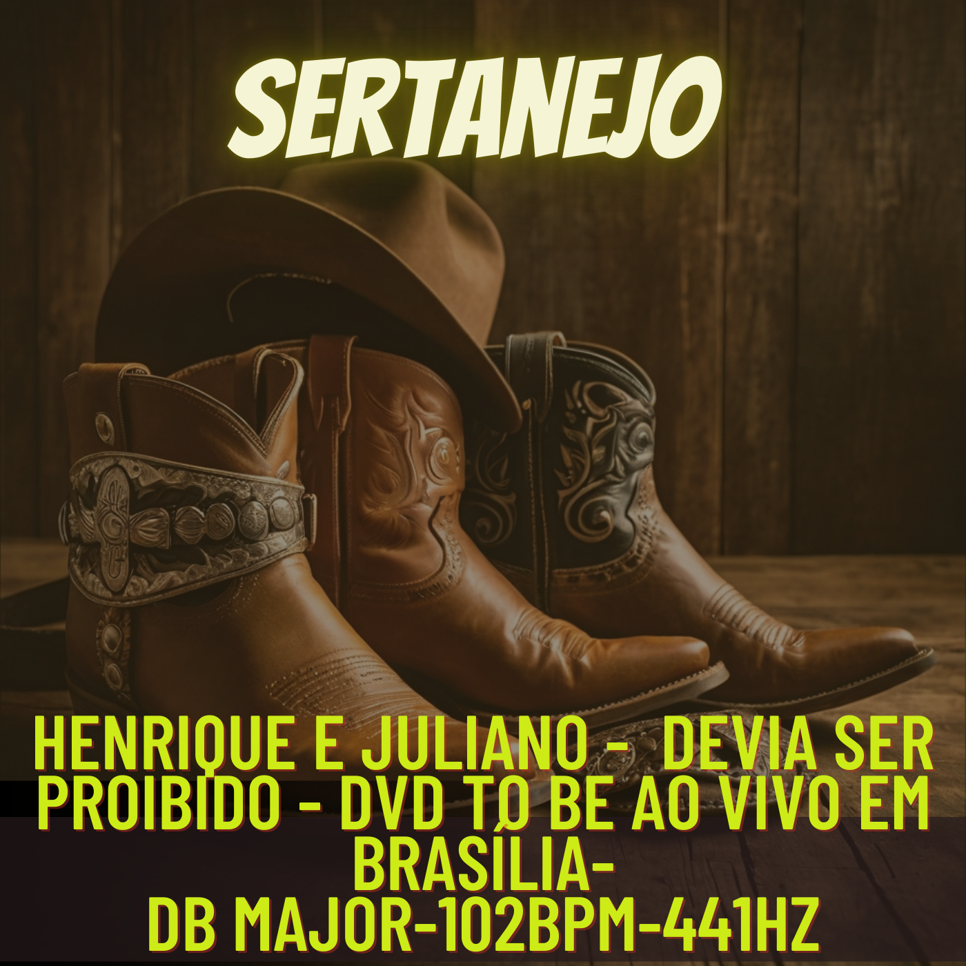 Henrique e Juliano -  DEVIA SER PROIBIDO - DVD To Be Ao Vivo Em Brasília-Db major-102bpm-441hz