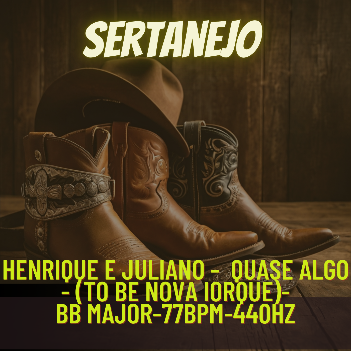 Henrique e Juliano -  QUASE ALGO - (To Be Nova Iorque)-Bb major-77bpm-440hz