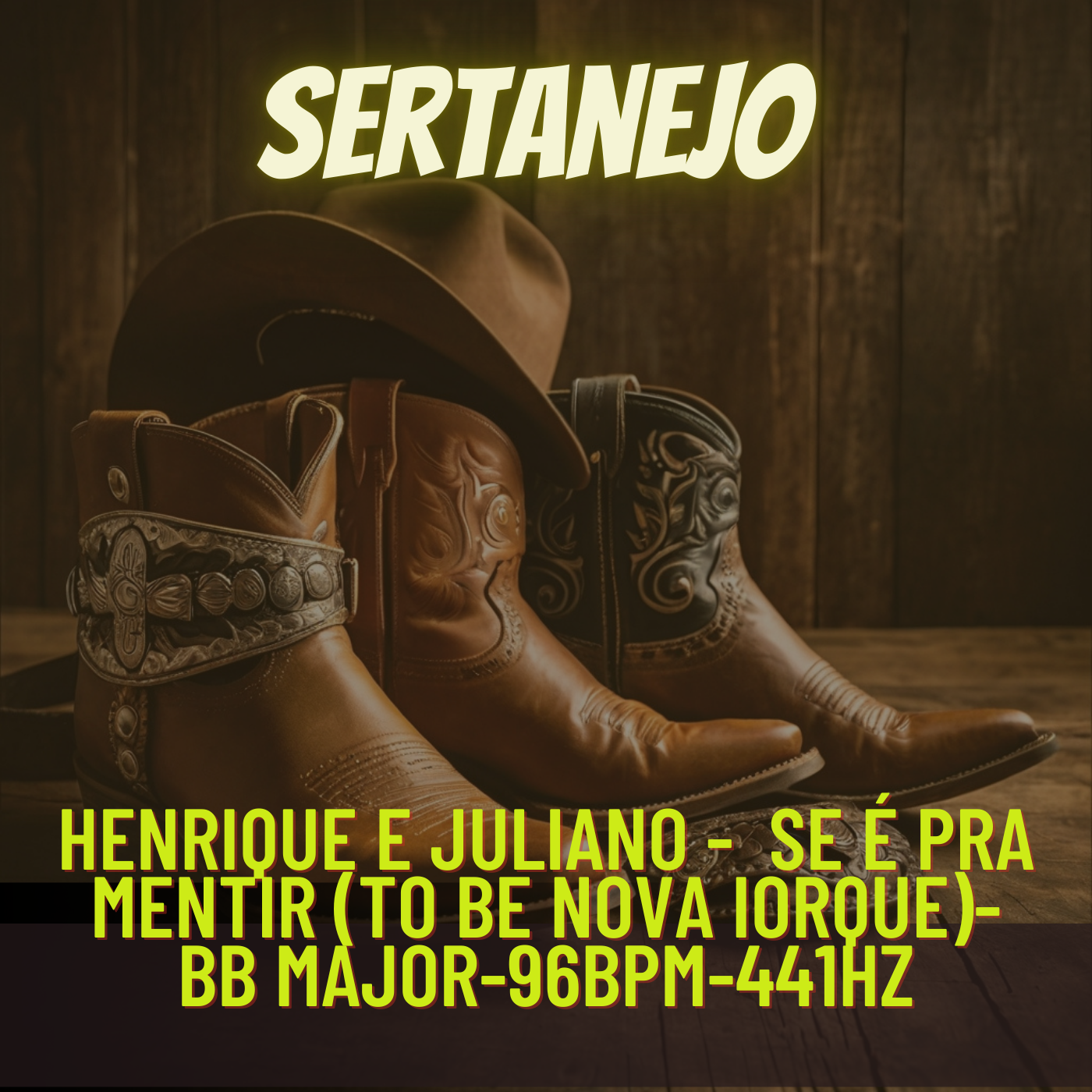 Henrique e Juliano -  SE É PRA MENTIR (To Be Nova Iorque)-Bb major-96bpm-441hz