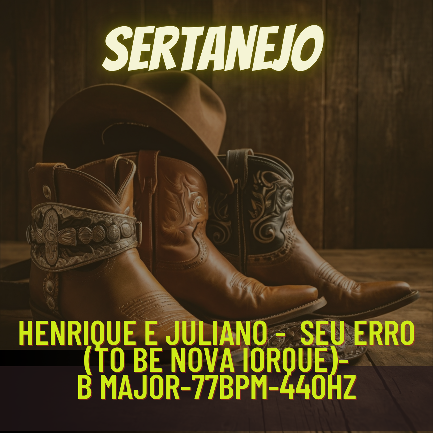 Henrique e Juliano -  SEU ERRO (To Be Nova Iorque)-B major-77bpm-440hz