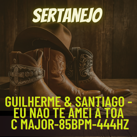 Guilherme & Santiago - Eu não te amei à toa (Clipe Oficial)-C major-85bpm-444hz