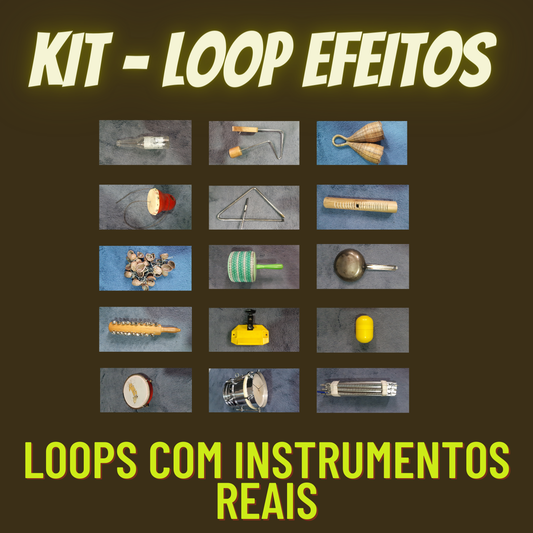 Kit Loops de percussão de mão